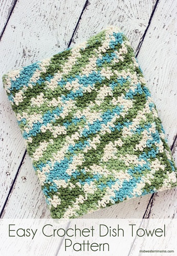 Easy Dish Towel Free Crochet Pattern