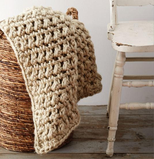 Easy Going Blanket Free Crochet Pattern