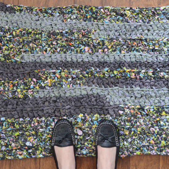 Easy Rag Rug Free Crochet Pattern