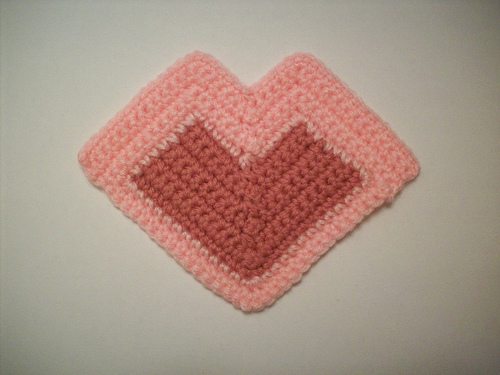 Eclipse of the Heart Coaster Free Crochet Pattern