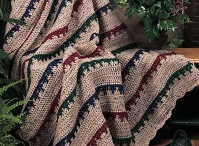 Falling Leaves Afghan Free Crochet Pattern