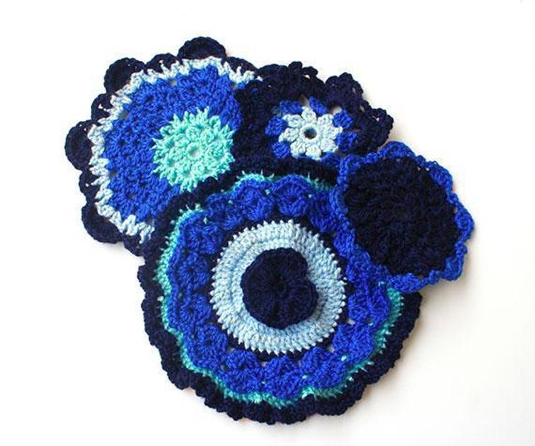 Fancy Coasters Free Crochet Pattern