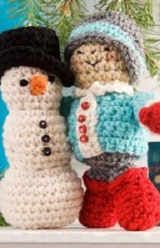 First Snowman Free Crochet Pattern