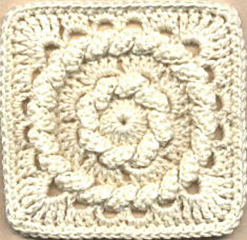 Fisherman’s Ring Granny Square Free Crochet Pattern