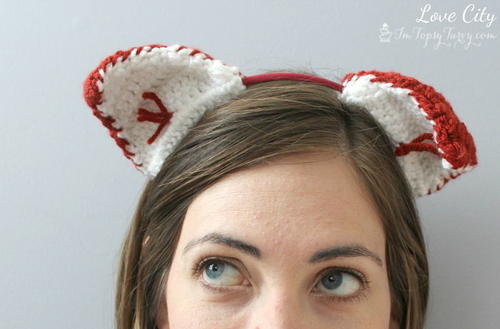 Fox Ears Headband Free Crochet Pattern