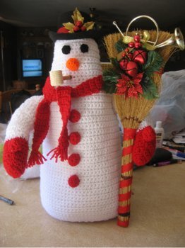 Frosty Snowman Free Crochet Pattern
