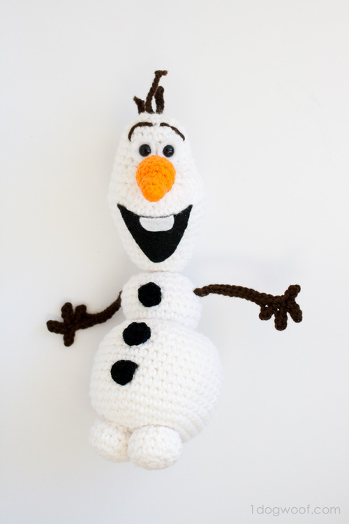 Frozen Snowman Amigurumi Free Crochet Pattern
