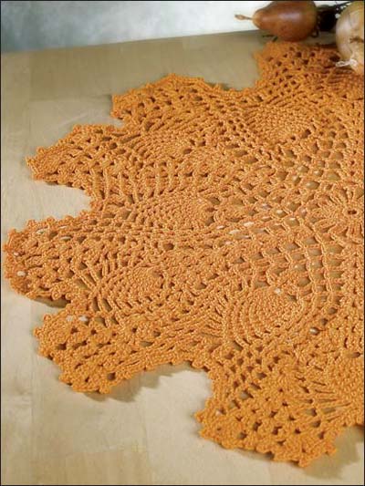 Give Thanks Doily Free Crochet Pattern