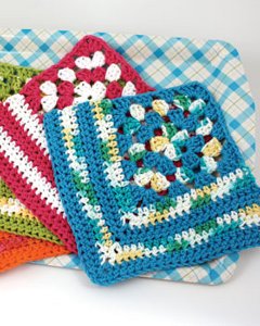 Granny Dishcloth Free Crochet Pattern