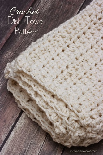 Half Double Dish Towel Free Crochet Pattern