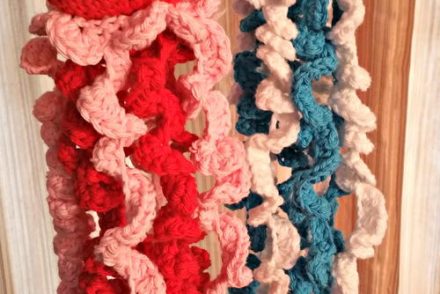 Heart Hand Towels Free Crochet Pattern
