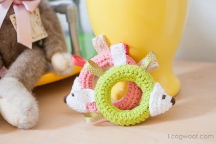 Hedgehog Baby Toy Free Crochet Pattern