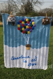 Hot Air Balloon Baby Blanket Free Crochet Pattern