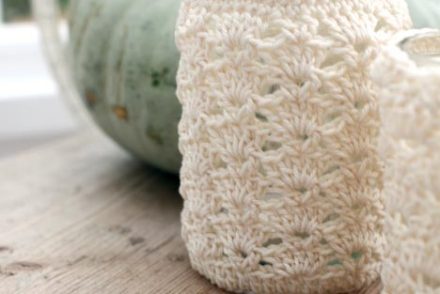 Jar Cozy Free Crochet Pattern