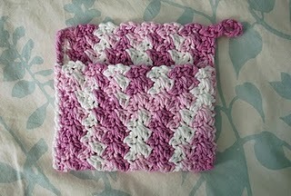 Kid Sized Potholder Free Crochet Pattern