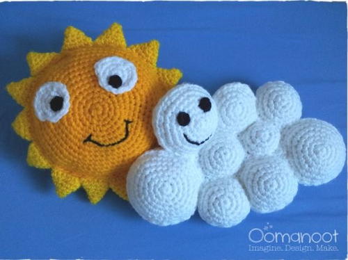 Kids Pillow Free Crochet Pattern
