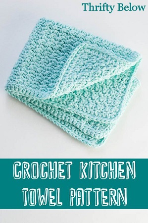 Kitchen Towel Free Crochet Pattern