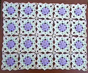 Lacy Flower Runner Free Crochet Pattern