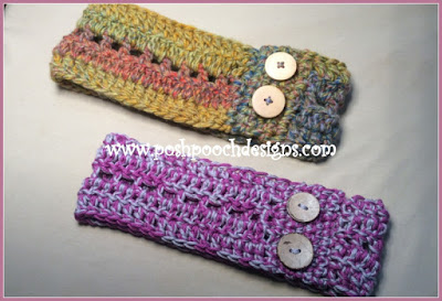Ladder Headband Free Crochet Pattern