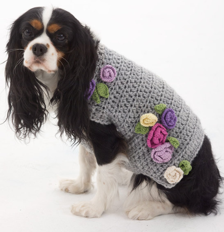 Lady Dog Sweater Free Crochet Pattern