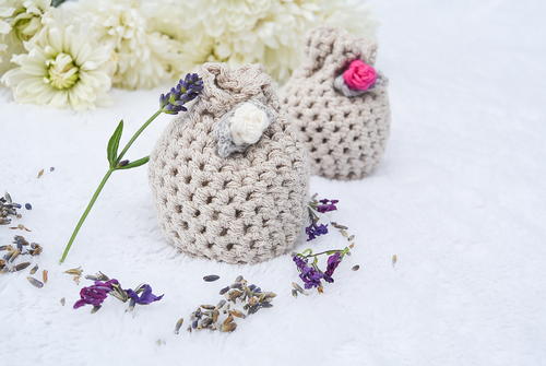 Lavender Sachets Free Crochet Pattern