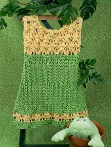 Lemon Drop Toddler Dress Free Crochet Pattern