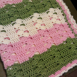 Light Lacy Baby Blanket Free Crochet Pattern