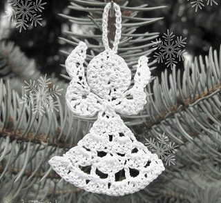 Little Angel Christmas Ornament Free Crochet Pattern