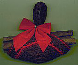 Log Basket Ornament Free Crochet Pattern