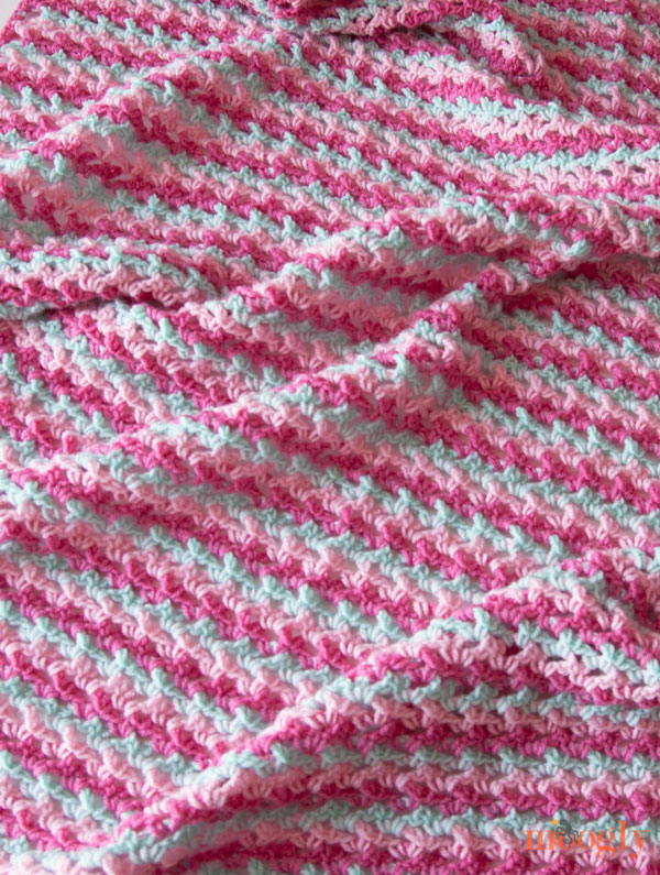Loopy Love Baby Blanket Free Crochet Pattern