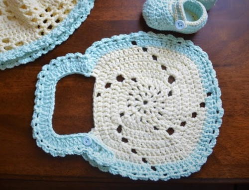 Magic Baby Bib Free Crochet Pattern