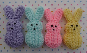 Marshmallow Bunnies Free Crochet Pattern