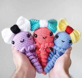 Mini Jellyfish Free Crochet Pattern