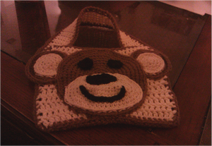 Monkey Baby Bib Free Crochet Pattern