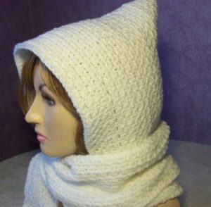 My First Hooded Scarf Free Crochet Pattern