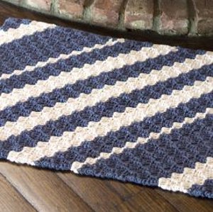 Nautical Rug Free Crochet Pattern