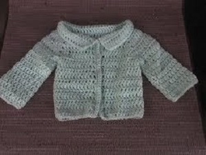 Newborn Cardigan Free Crochet Pattern