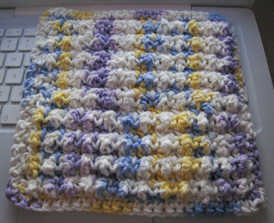 Nubby Dishcloth Free Crochet Pattern