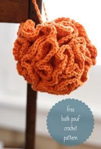 One Hour Bath Pouf Free Crochet Pattern