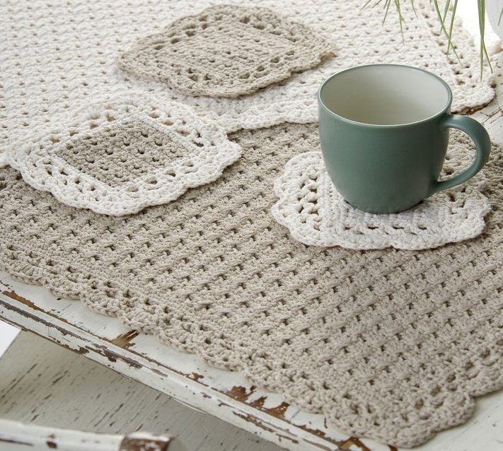 Options Place Mat Free Crochet Pattern