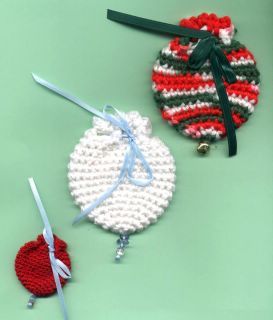 Ornament Gift Bags Free Crochet Pattern