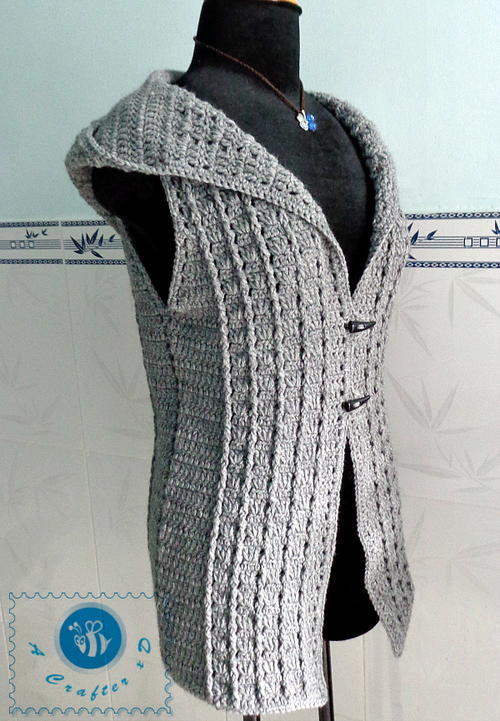 Overcast Vest Free Crochet Pattern
