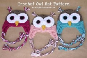 Owl Hat Free Crochet Pattern