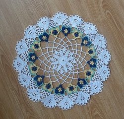Pansy Doily Free Crochet Pattern