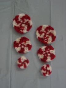 Peppermint Candy Ornament Free Crochet Pattern