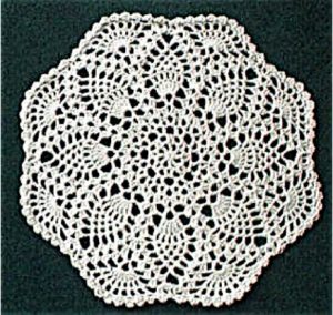 Pineapple Place Mat Free Crochet Pattern