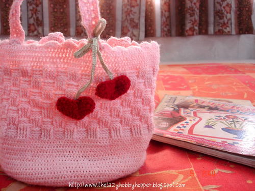 Pink Sweetheart Bag Free Crochet Pattern