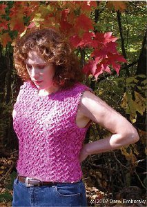Pink Vest Free Crochet Pattern
