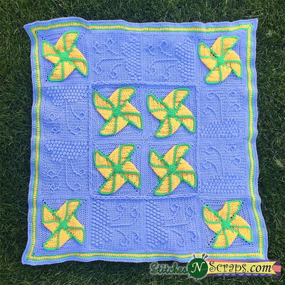 Pinwheel Baby Blanket Free Crochet Pattern