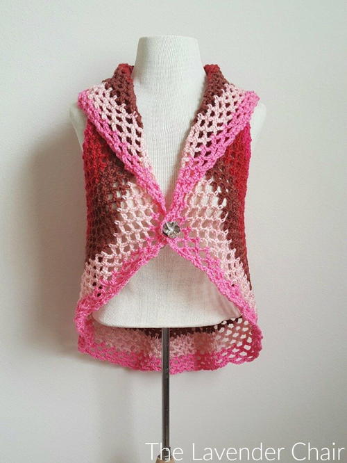 Posies Vest Free Crochet Pattern